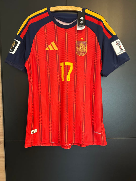 Spanien Trikot Rot WM 2026 – Williams Jr #11